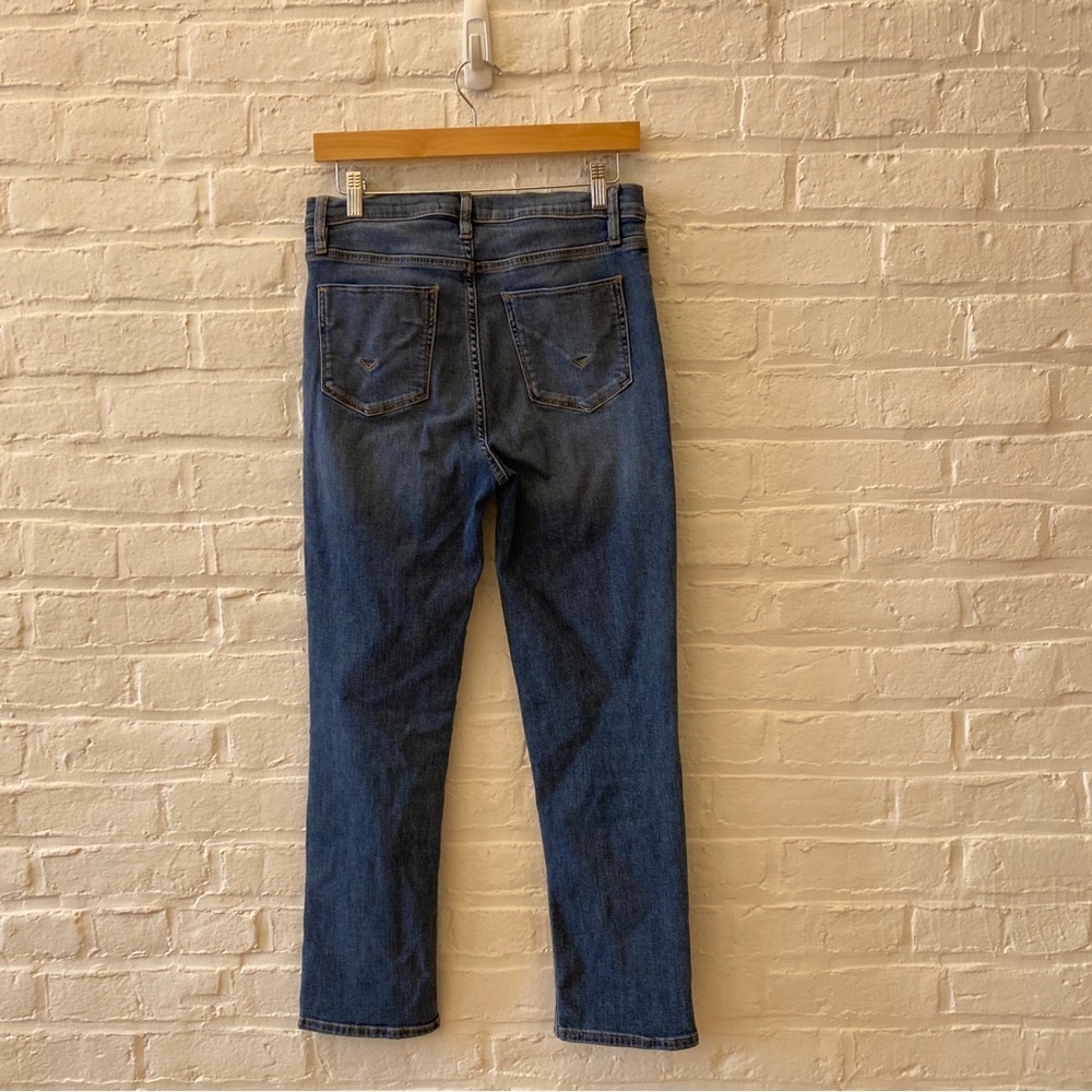 Hudson || Barbara High Waist Straight Jeans Omega Wash Blue 28 - Picture 7 of 12